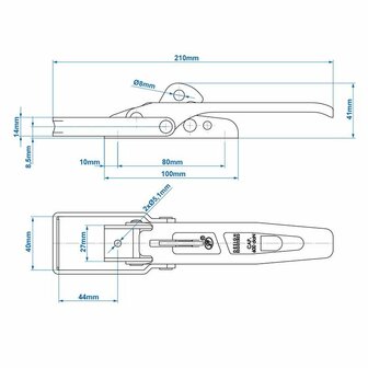 Fermeture a bascule SPP ZB-01A