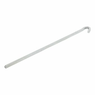 Piquet a rocher carre en metal de 30 cm, lot de 6 pieces en sachet plastique