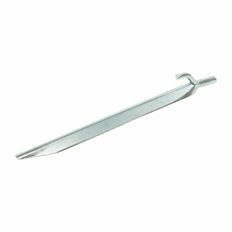Piquet de tente 25 cm en metal avec crochet, 6 pieces en sachet plastique