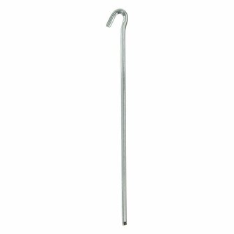 Piquet de roche triangulaire en metal de 30 cm, 6 pieces sous sachet plastique