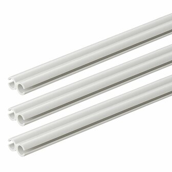 Rail de tente double 80 cm - lot de 3 pieces