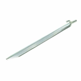 Piquet de tente 30 cm en metal avec crochet, 6 pieces en sachet plastique