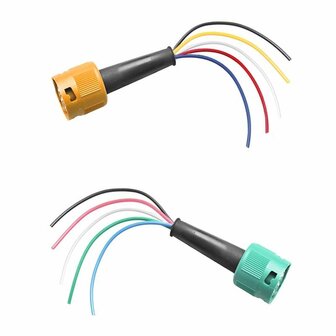 Kit de connexion 5 poles 15 cm pour feux arriere sous blister
