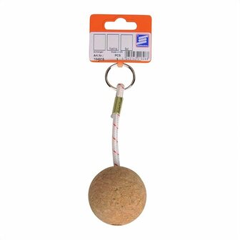 Porte-cles boule de liege (flottant)