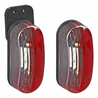 Feu de largeur LED rouge/blanc gauche