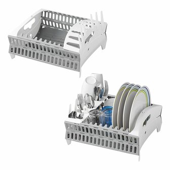 egouttoir a vaisselle pliable en plastique