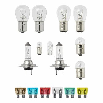 Jeu d&#039;ampoules de rechange H7 16 pieces