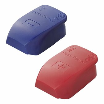 Jeu de pinces de bornes de batterie (+) et (-) avec degagement rapide
