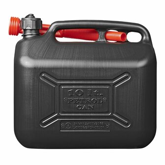 Bidon 10L plastique noir homologue ONU