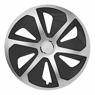 Enjoliveur Roco argent/noir 14 pouces