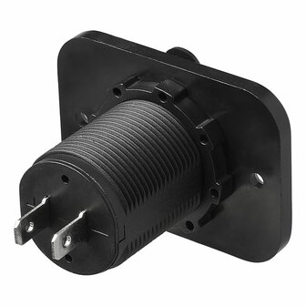 Bo&icirc;tier d&#039;encastrement USB double type A 3100mA 12V/24V