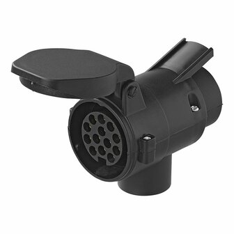Adaptateur de prise de 7 a 13 broches avec constante (+) sous blister