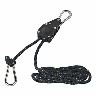 Palans a cliquet et cable - lot de 2 136 kg