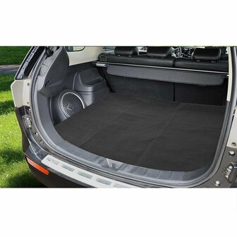 Tapis antiderapant noir 120x100cm etanche aux liquides