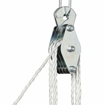 Treuil manuel avec cable en nylon de 20 m