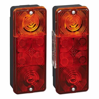 Feu arriere 4 fonctions 210x83mm