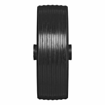 Roue avant avec jante en plastique et pneu en caoutchouc 220x70mm