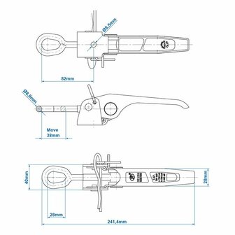Serrure de tension SPP ZB-03