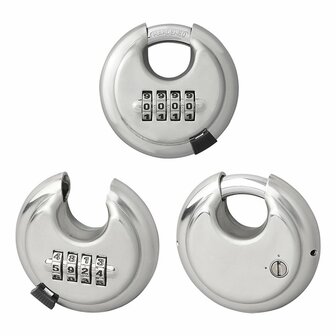 Cadenas a disque 70 mm avec combinaison