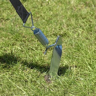 Kit de sangles anti-tempete 2x 3,2 m avec fixation de tendon pour rail de store