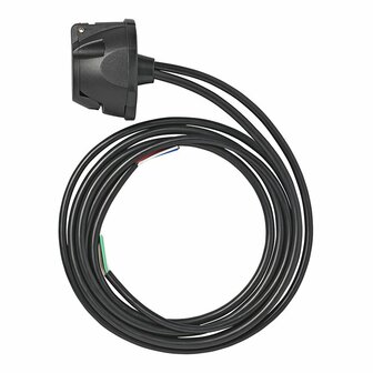 Kit cablage attelage 7+1 broches PVC + cable 1,50M 8 conducteurs