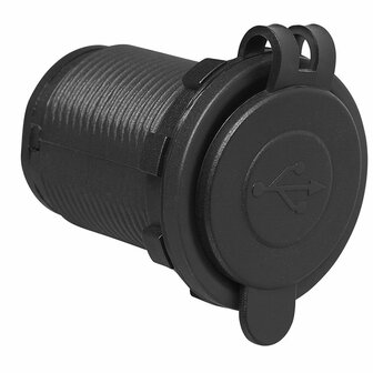 Bo&icirc;tier d&#039;encastrement USB double type A 2x2100mA 12V/24V