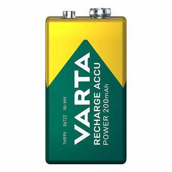Batterie Varta Recharge Accu Power 9V 200 mAh sous blister