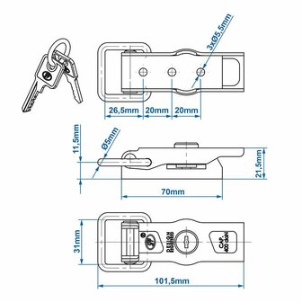 Pince a bascule SPP ZB-13