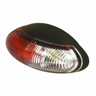 Feu de largeur 10-30V rouge/blanc 60x34mm LED sous blister