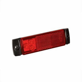 Feu de gabarit 12/24V rouge 126x30mm LED sous blister