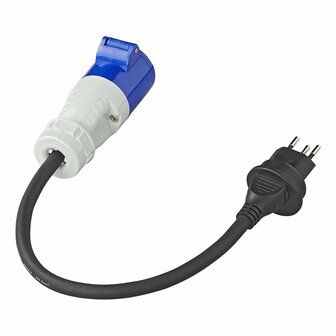 Rallonge 40 cm 3x2,5 mm&sup2; de la prise suisse vers la prise CEE