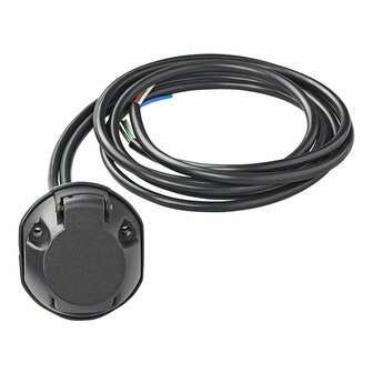 Kit de cables d&#039;attelage 7+1 broches PVC + cable 1,50 m 8 conducteurs sous blister