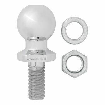 Boule d&#039;attelage droite M22 x 50 mm homologuee type E