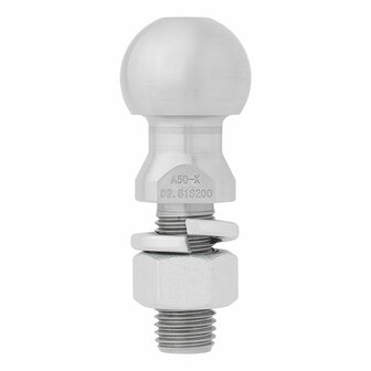 Boule d&#039;attelage droite M24 x 55 mm homologuee type E