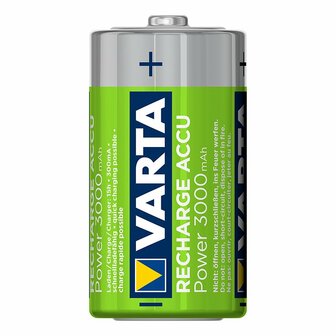 Piles rechargeables Varta Accu Power C 3000 mAh, 2 pieces sous blister