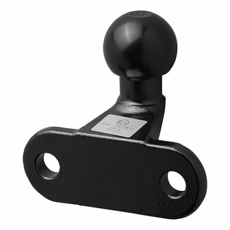 Boule d&#039;attelage coudee noire D17.2/S350 homologuee type E