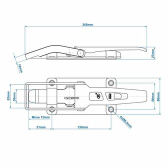Fermoir a bascule SPP ZB-09A