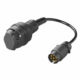 Cable d&#039;extension 30 cm de type Multicon West 13 broches vers type Jaeger 13 broches