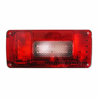 Feu arriere 6 fonctions 215x100mm gauche sous blister