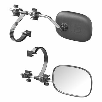 Miroir de caravane en verre plat 340 x 140 x 190 mm