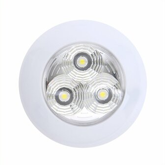 Plafonnier apparent 3 LED 12 V 290 lm  dia 95 x 25 mm
