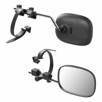 Miroir de caravane en verre plat 410 x 140 x 190 mm