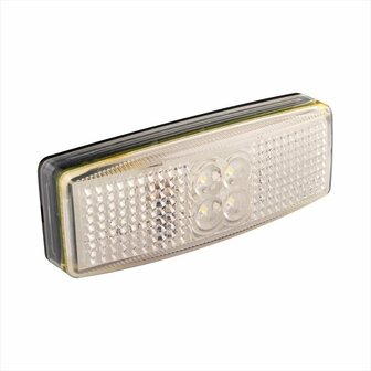 Feu de gabarit 12/24V blanc 110x40mm LED sous blister