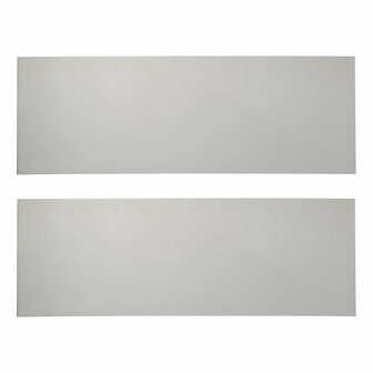 Tableau blanc en aluminium &laquo; ECE 70 &raquo; lot de 2 pieces