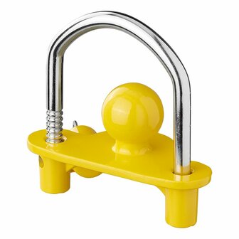 Serrure d&#039;attelage avec serrure a cylindre