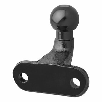 Boule d&#039;attelage coudee noire homologuee type E