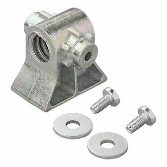 Bloc de broche de support d&#039;angle  M20 x  dia 15 mm adapte aux ecrous en plastique