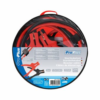 Jeu de cables de demarrage 16 mm&sup2; avec protection contre les surtensions, homologue TuV/GS