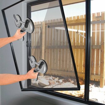 Palonnier a ventouses en aluminium avec 3 ventouses