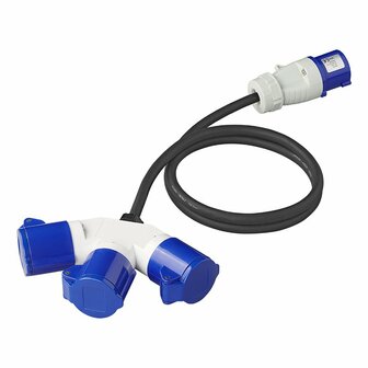 Repartiteur CEE 3 voies 16A 150cm 3x1,5mm&sup2;